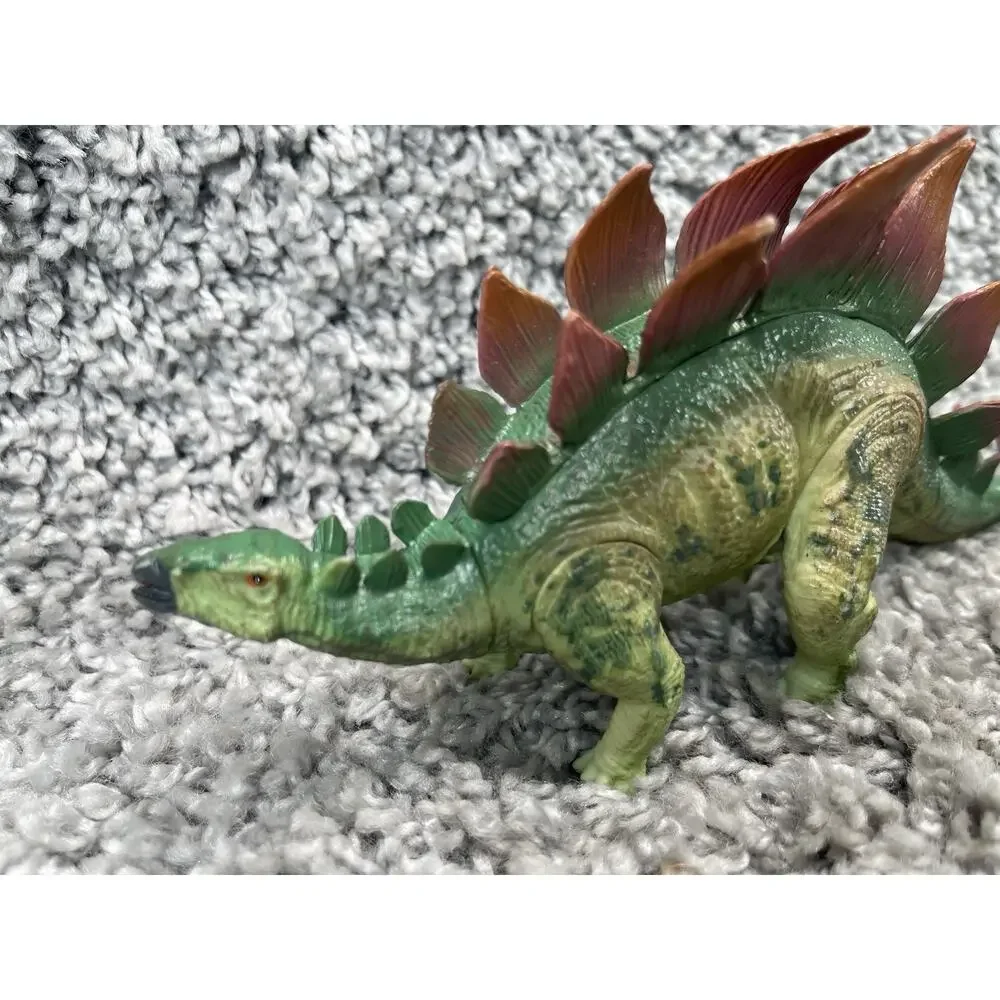 PVC Plastic WOW World NKOK Dinosaur Figures Posable Stegosaurus Dinos 3262